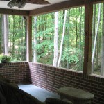 Back Porch 150x150 Denver NC Home For Rent with Acreage