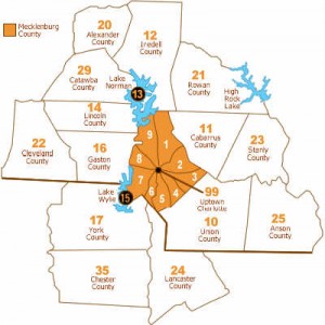 Charlotte Property Management - MLS Map