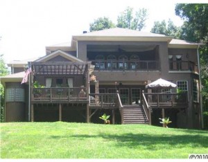 Extertior Back 300x234 Lake Norman Waterfront For Rent