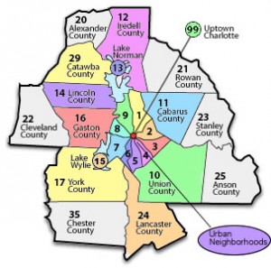 Charlotte MLS Map